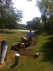 Underground electrical repairs